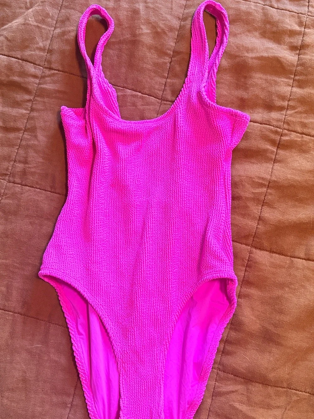 Good American Women’s Hot Pink One-Piece Swimsuit